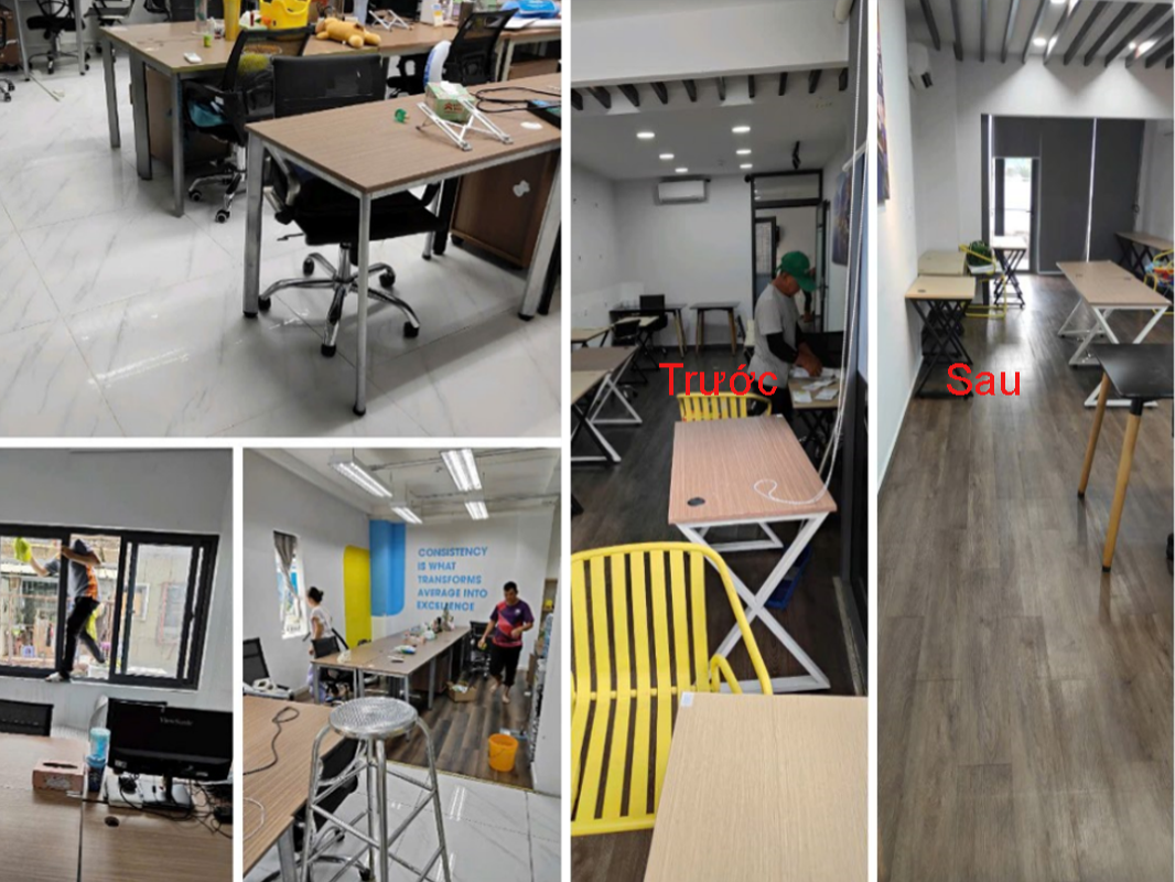 Tổng vệ sinh căn hộ - văn phòng - tòa nhà - quán ăn