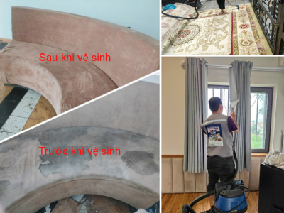 Vệ sinh giặt thảm - nệm - sofa - rèm